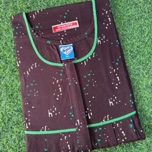 xl size normal zip nighty
