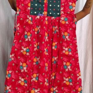l size zip frock model