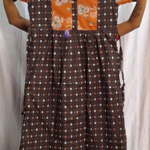 l size zip frock model