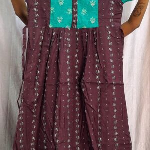 l size zip frock model